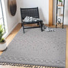 Guros Grey & White Runner Area Rug