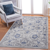 Marfi Blue & Silver Runner Area Rug