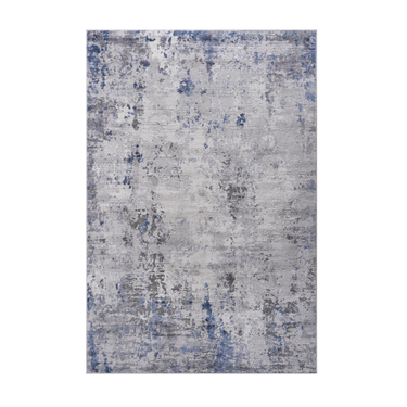 Marfi Silver & Blue Runner Area Rug