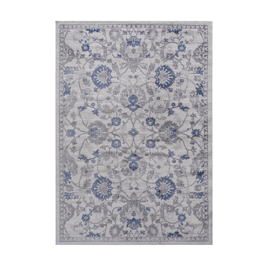 Marfi Blue & Silver Runner Area Rug