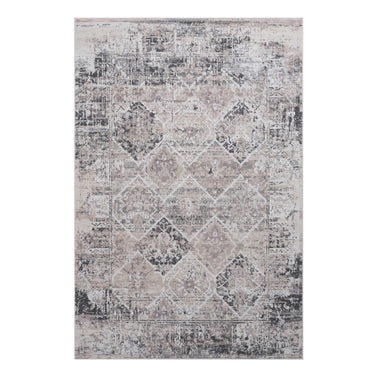 Payas Cream & Anthracite Runner Area Rug