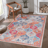 Maval Cream Washable Area Rug