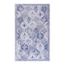 Maval Washable Area Rugs in Blue Color