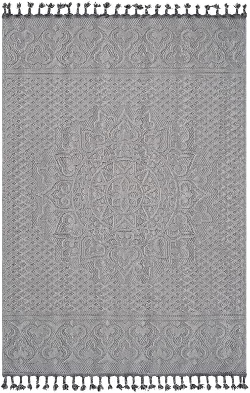 Guros White & Ivory Indoor/Outdoor Area Rug