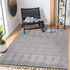 GUROS White & White Runner Area Rug