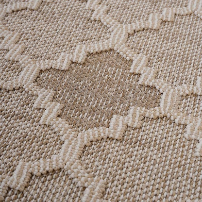 Guros Cream Indoor/Outdoor Area Rug