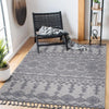 Guros White & Gray Runner Area Rug