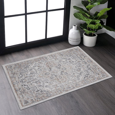 Marfi Ivory & Beige Runner Area Rug
