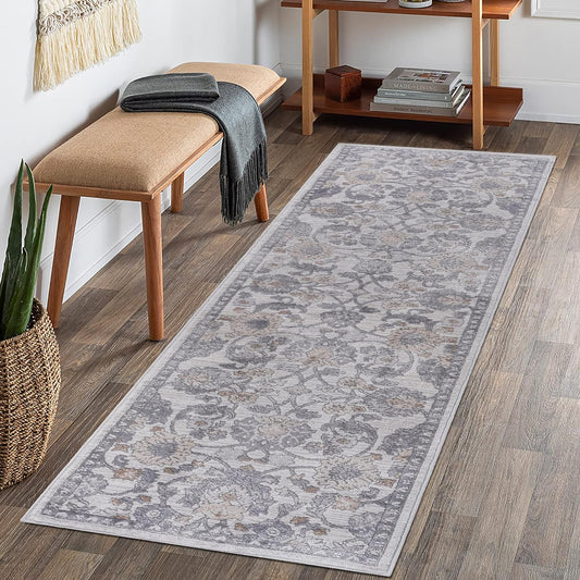 NAAR MARFI Collection Sand/Ivory/Oriental Non-Shedding Living Room Bedroom Dining Home Office Stylish and Stain Resistant Area Rug