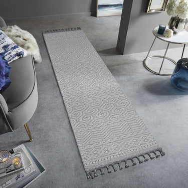 Guros White Indoor/Outdoor Area Rug