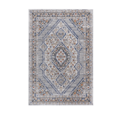 Marfi Blue & Cream Area Rugs